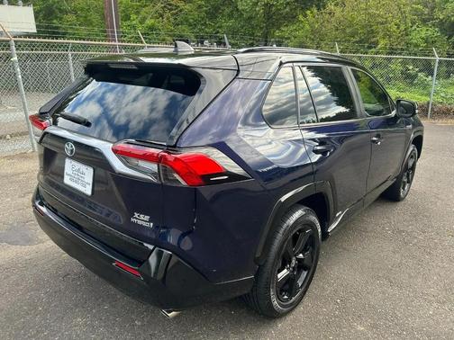 Blue Print w/Midnight Black Roof 2020 Toyota RAV4 Hybrid SE