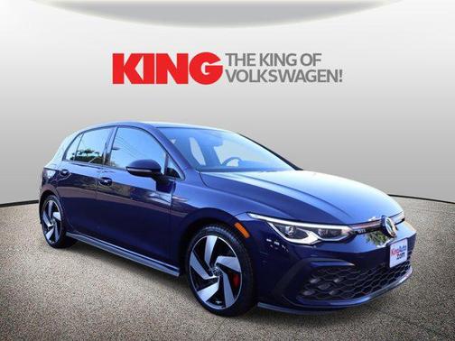 Atlantic Blue Metallic 2022 Volkswagen Golf GTI 2.0T SE DSG