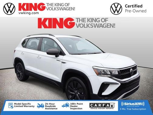Pure White 2022 Volkswagen Taos 1.5T S