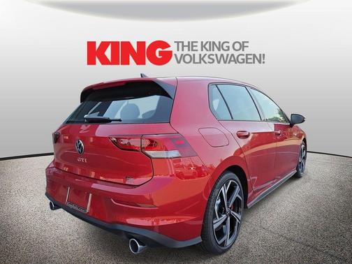 kings red metallic 2026 Volkswagen Golf GTI 2.0T SE DSG