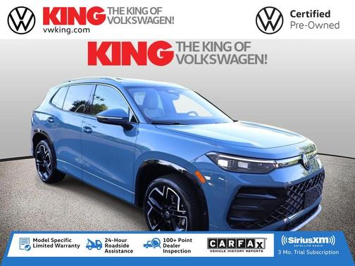 Monterey Blue Pearl 2025 Volkswagen Tiguan 2.0T SEL R-Line 4MOTION