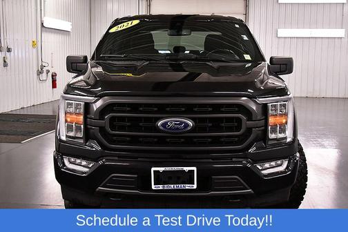 Agate Black Metallic 2021 Ford F-150 XLT