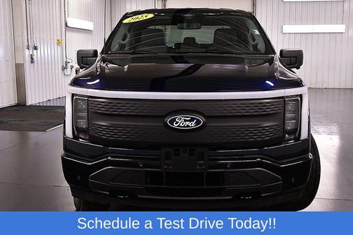 Antimatter Blue Metallic 2025 Ford F-150 Lightning Flash
