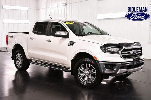 White Platinum Tri-Coat 2019 Ford Ranger Lariat