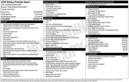 2024 Subaru Forester Sport