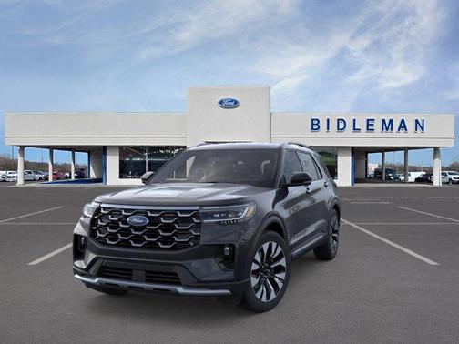 Agate Black Metallic 2026 Ford Explorer Platinum