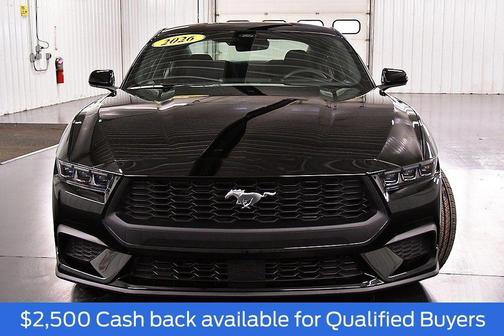 Shadow Black 2026 Ford Mustang EcoBoost