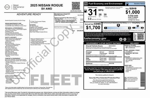 2025 Nissan Rogue SV