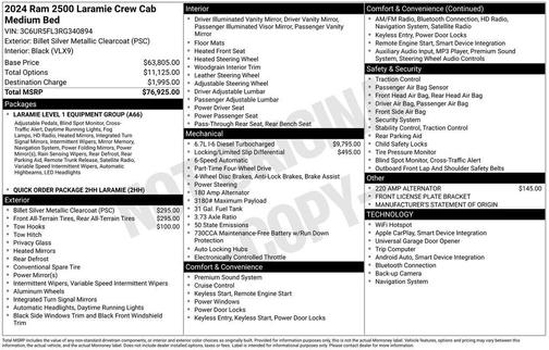 2024 RAM 2500 Laramie