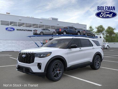 Space White Metallic 2026 Ford Explorer ST-Line