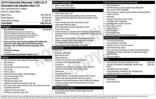 2019 Chevrolet Silverado 1500 LD LT