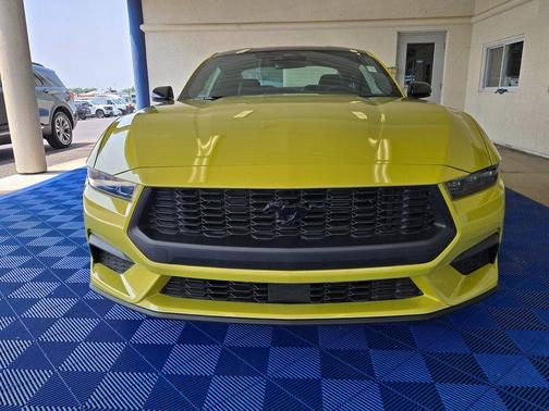 Lime Yellow Metallic 2025 Ford Mustang EcoBoost Premium