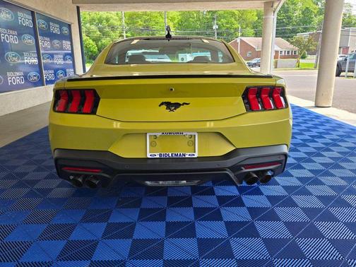 Lime Yellow Metallic 2025 Ford Mustang EcoBoost Premium
