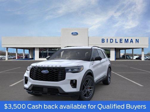 Space White Metallic 2026 Ford Explorer ST-Line