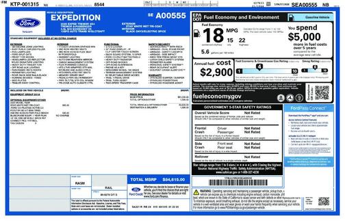 Star White 2025 Ford Expedition Tremor