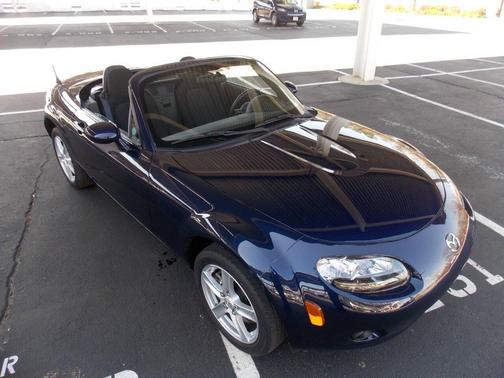 Blue 2008 Mazda MX-5 Miata Sport 2dr Convertible w/Power Hard Top (2L I4 5M)