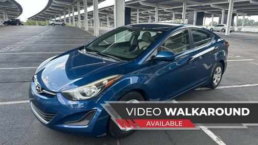 Blue 2016 Hyundai ELANTRA Value Edition