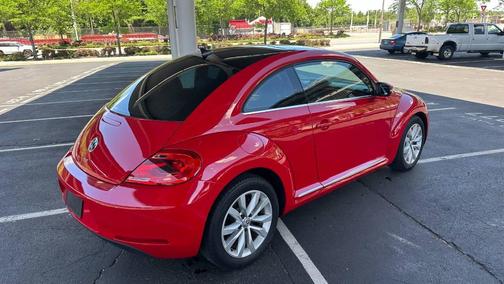 Red 2015 Volkswagen Beetle TDI 2dr Coupe 6A w/Sunroof, Sound and Navigation