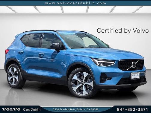 Fjord Blue 2023 Volvo XC40 Plus