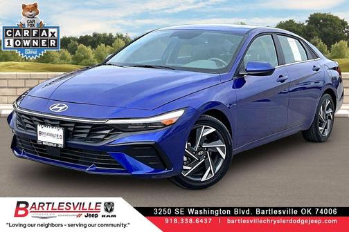 Intense Blue 2025 Hyundai ELANTRA SEL Convenience