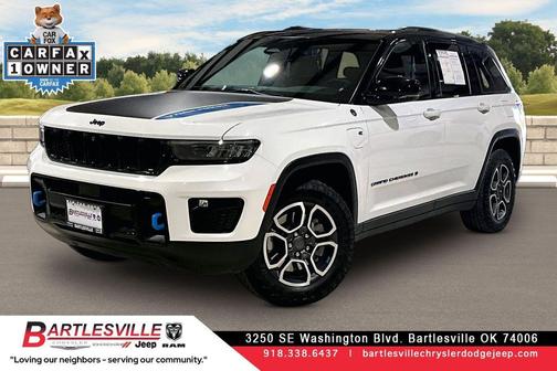Bright White Clearcoat 2024 Jeep Grand Cherokee 4xe Trailhawk