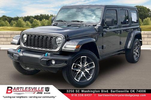 Granite Crystal Clearcoat Metallic 2024 Jeep Wrangler 4xe Sport