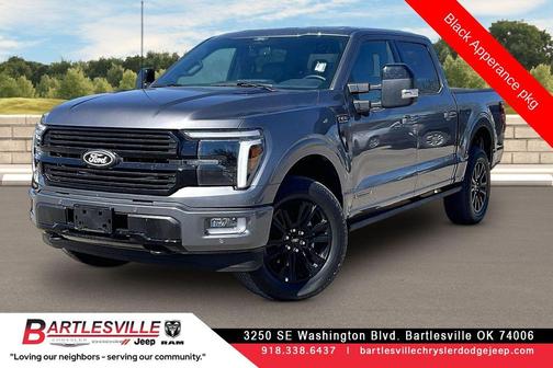Gray Metallic 2025 Ford F-150 Platinum