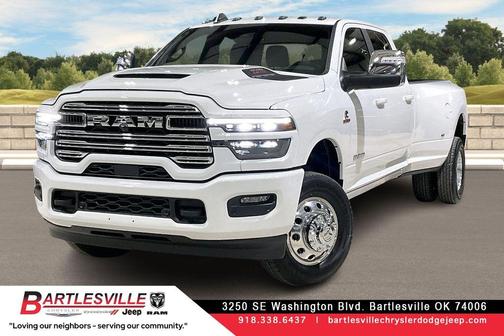 Bright White Clearcoat 2026 RAM 3500 Laramie