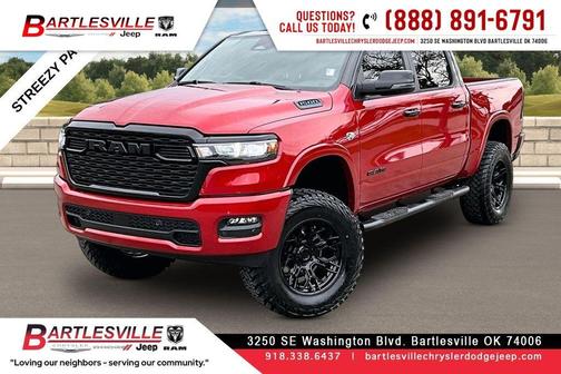 Molten Red Pearlcoat 2026 RAM 1500 Big Horn/Lone Star
