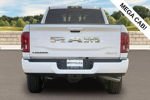 Bright White Clearcoat 2025 RAM 2500 Laramie