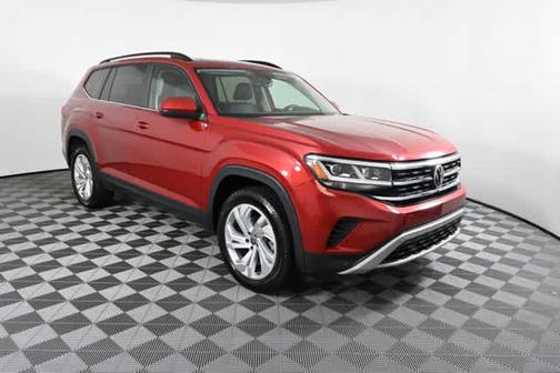 Aurora Red Metallic 2021 Volkswagen Atlas 2.0T SE