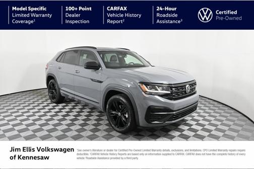 2022 Volkswagen Atlas Cross Sport 3.6 V6 SEL R-Line Black