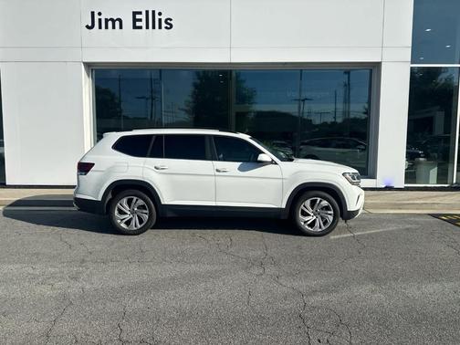 Pure White 2023 Volkswagen Atlas 3.6 SE w/ Technology