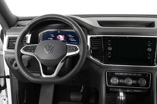 Pure White 2022 Volkswagen Atlas Cross Sport 3.6 V6 SE w/ Technology