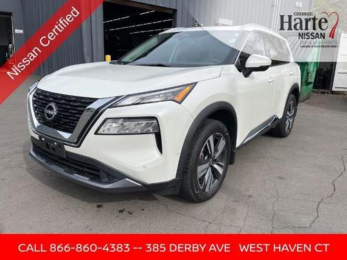 White 2023 Nissan Rogue SL