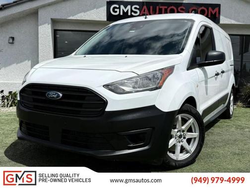 Frozen White 2020 Ford Transit Connect XL Cargo Van