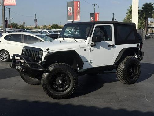 Bright White Clearcoat 2014 Jeep Wrangler Willys Wheeler