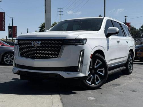 Crystal White Tricoat 2021 Cadillac Escalade Premium Luxury