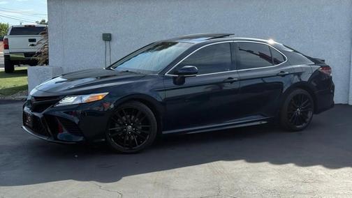 Galactic Aqua Mica 2018 Toyota Camry XSE