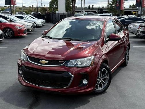 Cajun Red Tintcoat 2017 Chevrolet Sonic LT