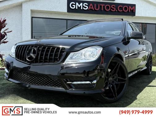 Black 2012 Mercedes-Benz C-Class Coupe
