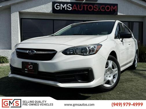 Crystal White Pearl 2020 Subaru Impreza 5-Door