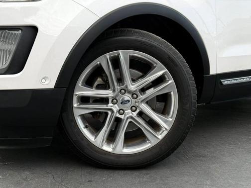 White Platinum Metallic Tri-Coat 2016 Ford Explorer Limited