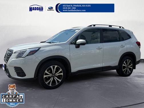 Crystal White Pearl 2023 Subaru Forester Limited