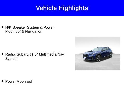 Sapphire Blue Pearl 2025 Subaru Crosstrek Limited
