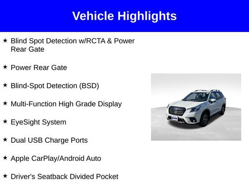 Crystal White Pearl 2023 Subaru Forester Premium