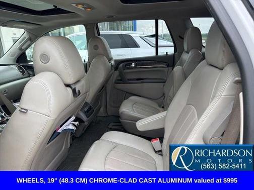 White Frost Tricoat 2017 Buick Enclave Leather