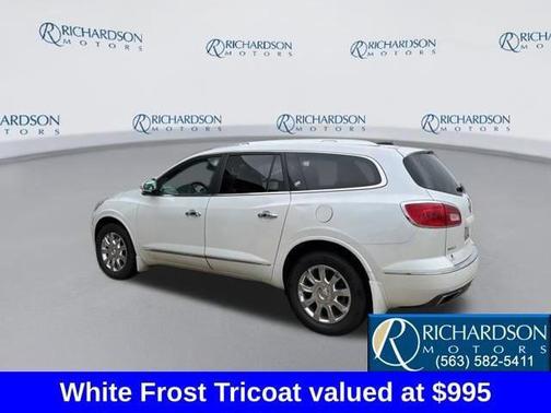 White Frost Tricoat 2017 Buick Enclave Leather