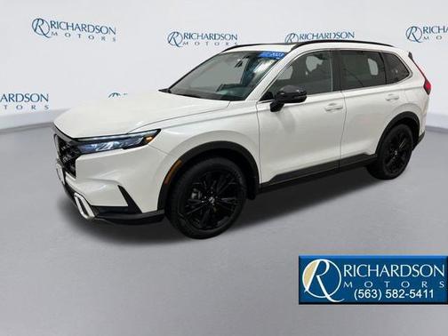 Platinum White Pearl 2023 Honda CR-V Hybrid Sport Touring AWD