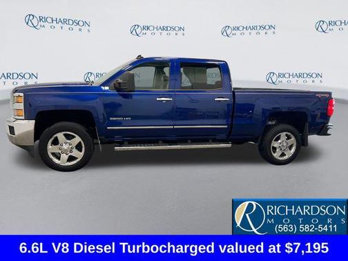 Blue Topaz Metallic 2015 Chevrolet Silverado 2500 LTZ